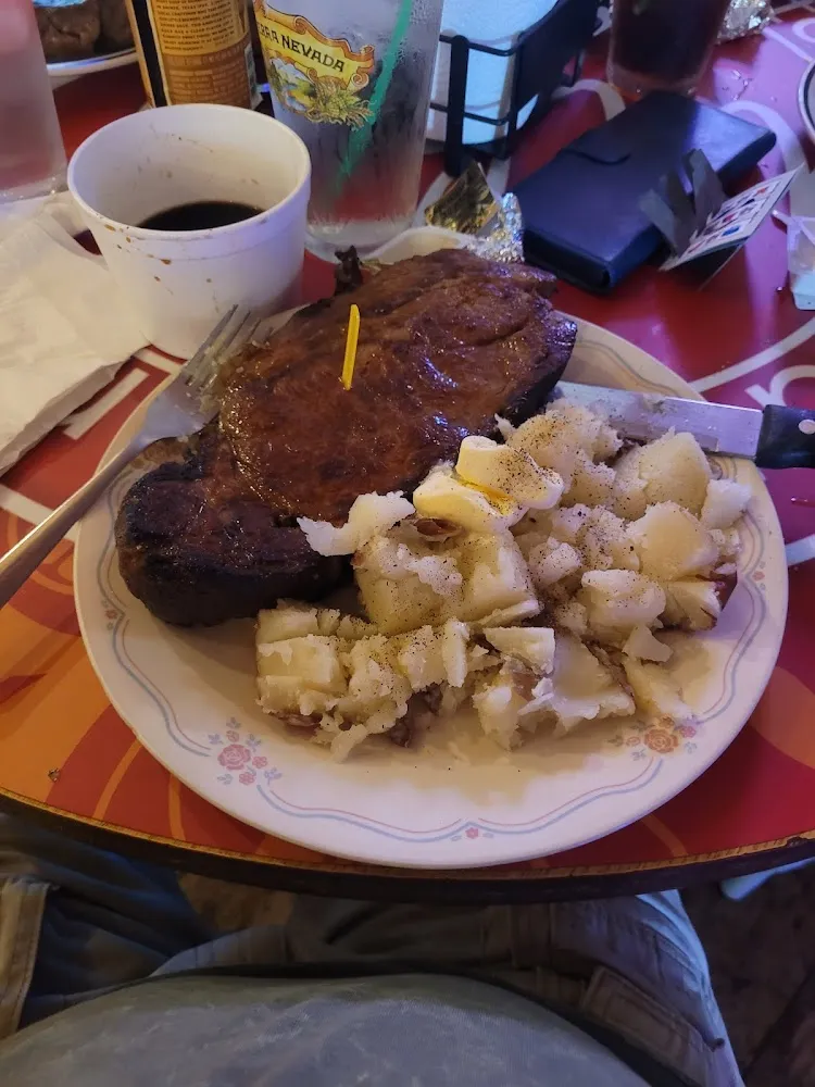 Prime Rib and Baked Potato